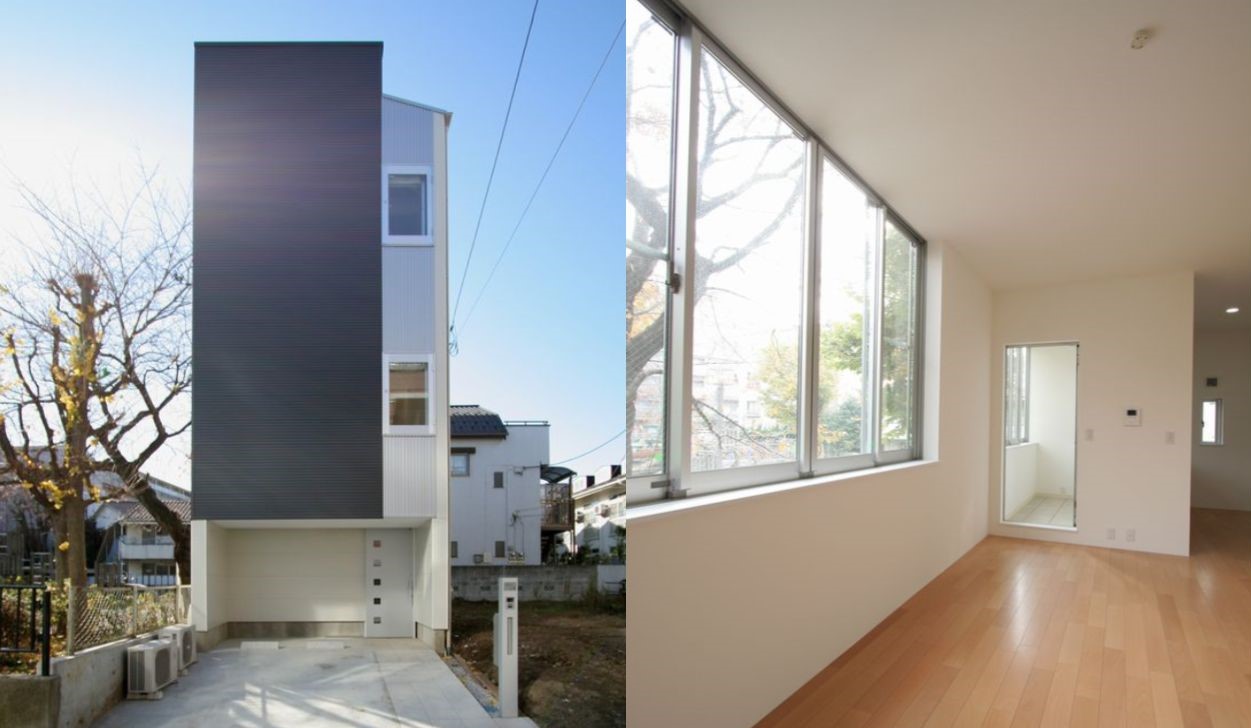 施工事例～渋谷区＊都心にモダンな３階建て住宅